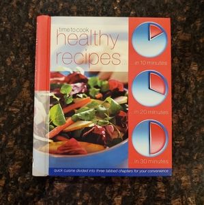 "Time to Cook Healthy Recipes" cookbook